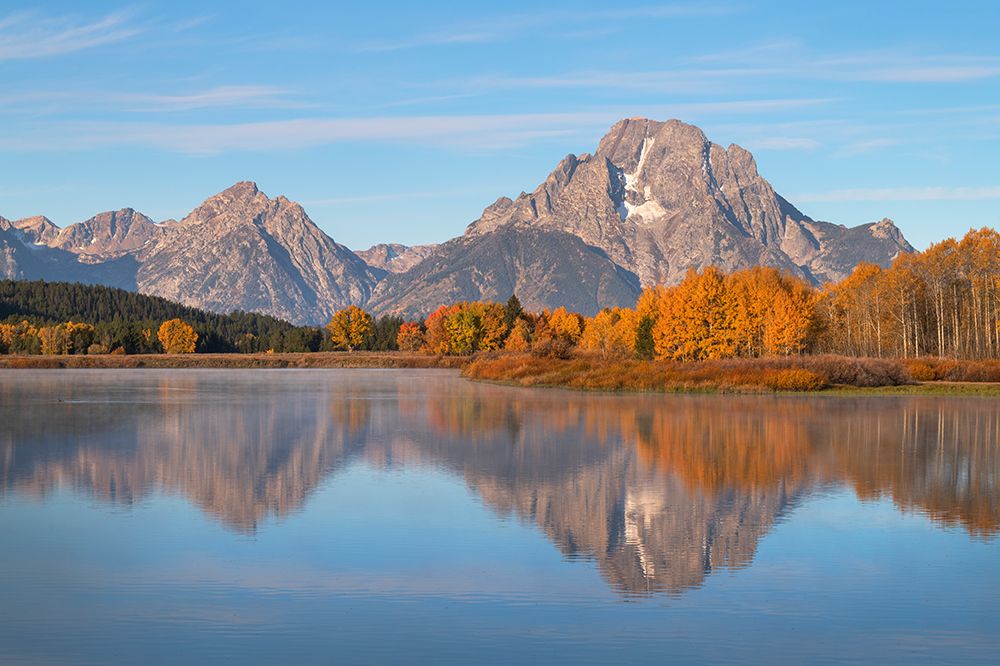 Fall color at Oxbow Bend of the Snake River-Grand Teton National Park-Wyoming art print by Alan Majchrowicz for $57.95 CAD